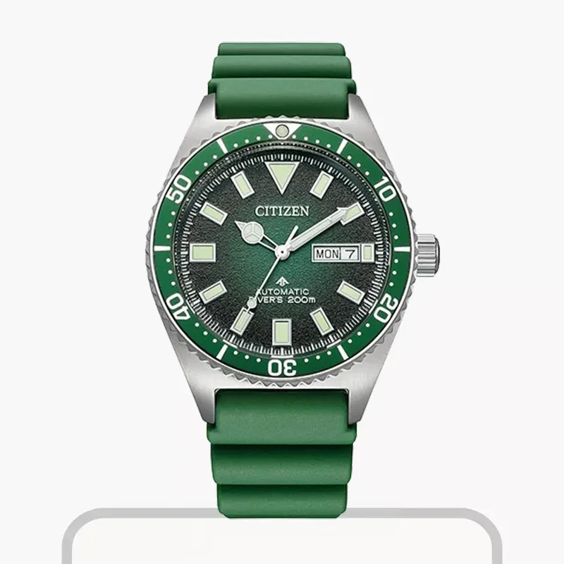 Citizen Promaster Automatic Green Dial Men's Watch- NY0121-09X